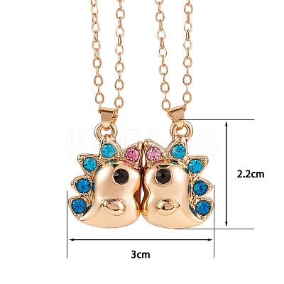 2Pcs Magnetic Matching Necklaces Set JN1025A-1