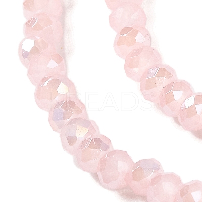 Baking Electroplate Glass Beads Strands X-DGLA-A039-J2MM-B14-1