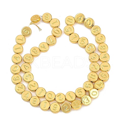Electroplated Synthetic Non-magnetic Hematite Beads Strands G-C156-08G-1