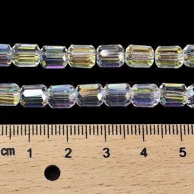 Electroplate Glass Beads Strands EGLA-D030-19Q-1
