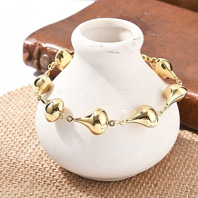 304 Stainless Steel Link Chain Bracelets for Women BJEW-U021-08G-02-1