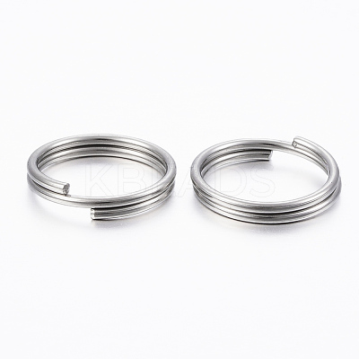 Tarnish Resistant 304 Stainless Steel Split Rings STAS-H413-07P-C-1