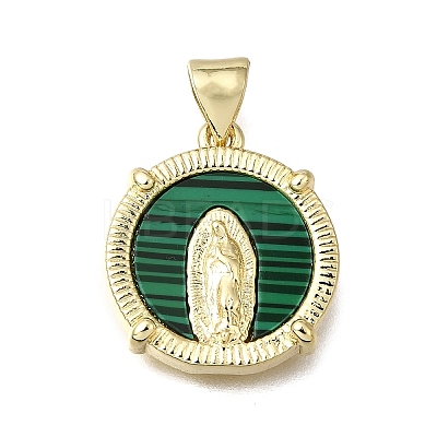 Brass Acrylic Pendants KK-G602-04B-02-1