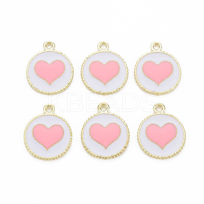 Alloy Enamel Pendants PALLOY-S181-039B-NR-1