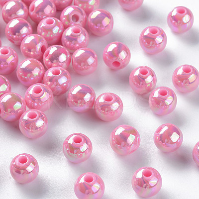 Opaque Acrylic Beads X-MACR-S370-D8mm-A02-1