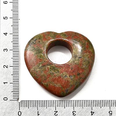 Natural Unakite Pendants G-F708-04G-1