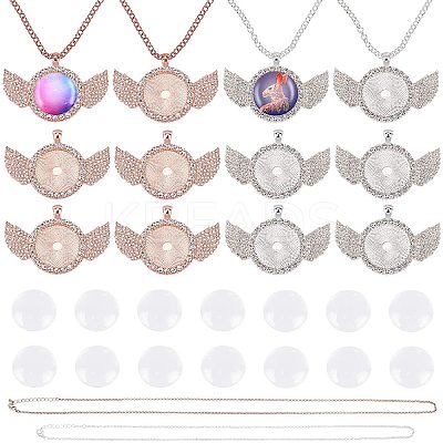 DIY Pendant Necklace Making Kits DIY-NB0003-99-1