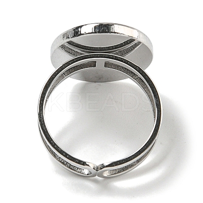 304 Stainless Steel Open Cuff Rings RJEW-C079-04P-1