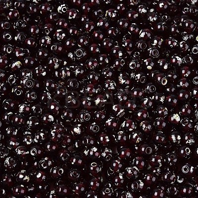 Picasso Baking Paint Glass Seed Beads SEED-N007-35L-1