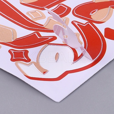 Decorative Labels Stickers DIY-L037-C03-1