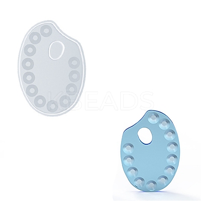 DIY Painting Palette Silicone Molds DIY-K058-07-1