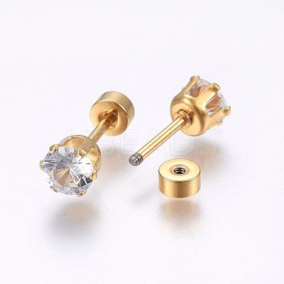 304 Stainless Steel Earlobe Plugs EJEW-H362-07G-4mm-1