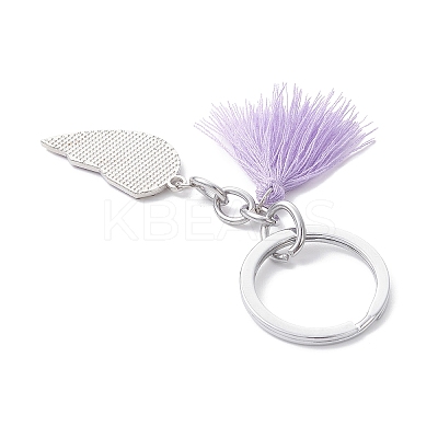 2Pcs Alloy Split Pendant Keychains KEYC-JKC01444-01-1