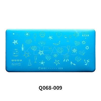 Stainless Steel Nail Art Stamping Plates MRMJ-Q068-009-1