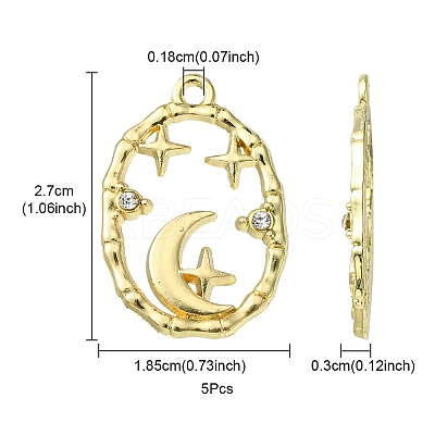 Rack Plating Alloy Pendants FIND-YW0003-66-1