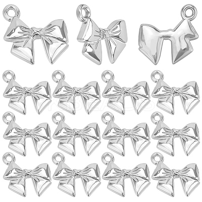 20Pcs 304 Stainless Steel Charms STAS-BBC0007-73P-1
