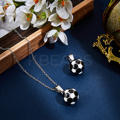 2Pcs 304 Stainless Steel Enamel Pendants FIND-BBC0003-89-1