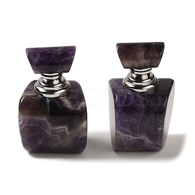 Natural Amethyst Dropper Perfume Bottles DJEW-H010-02P-01-1