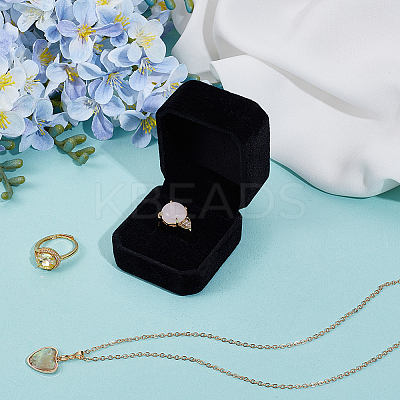 Velvet Jewelry Storage Boxes for Ring OBOX-WH20001-01A-03-1