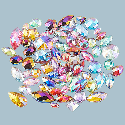 600Pcs Acrylic Rhinestone Cabochons DIY-WH20007-239A-1