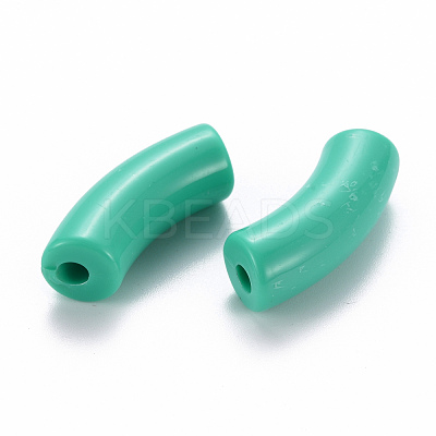 Opaque Acrylic Beads MACR-S372-001B-S035-1