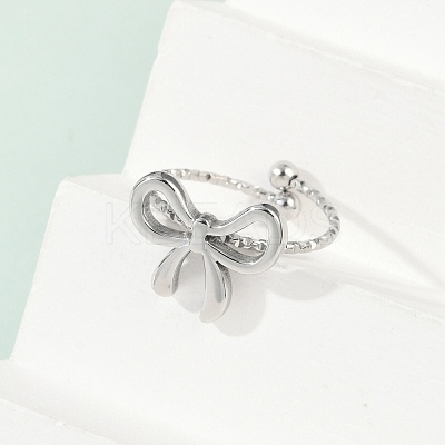 304 Stainless Steel Cuff Rings RJEW-D306-13P-1