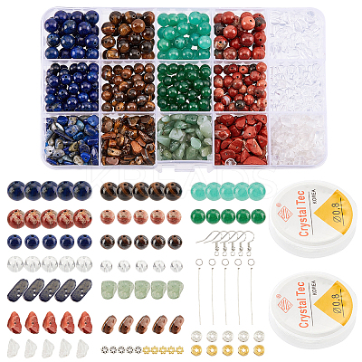 DIY Mixed Stone Beads Jewelry Making Kit DIY-FH0004-02-1