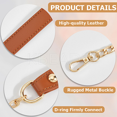 Imitation Leather & Alloy Crossbody Purse Chains FIND-WH20033-034B-LG-1