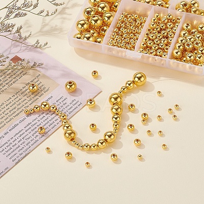 497Pcs 5 Style ABS Plastic Beads OACR-YW0001-10A-1