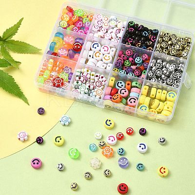 Mixed Styles Acrylic Beads DIY-YW0008-44-1