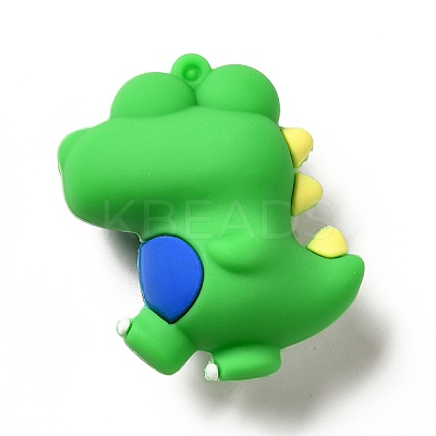 Big Eye Dinosaur Shape PVC Pendants KY-E012-07A-1