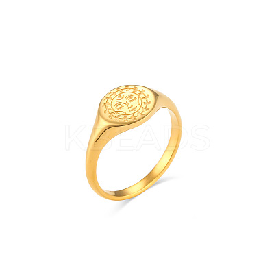 316 Surgical Stainless Steel Finger Rings FS-WGB61AD-02-1