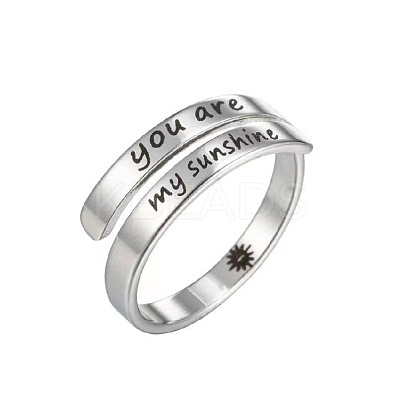 201 Stainless Steel Finger Rings FS-WGA0219-05-1
