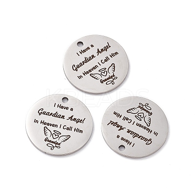 Non-Tarnish 201 Stainless Steel Pendants STAS-J401-LD010-1