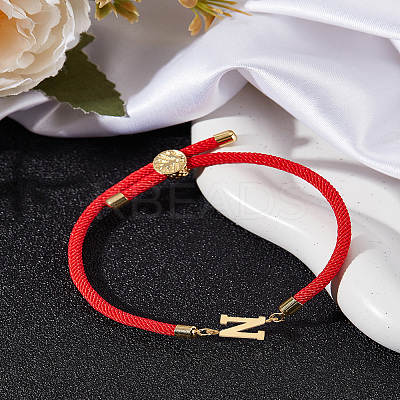 1Pc Adjustable Nylon Cord Slider Bracelets for Women BJEW-LP0001-32N-02-1
