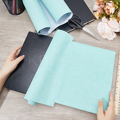 Faux Suede Book Covers DIY-WH0349-138G-1