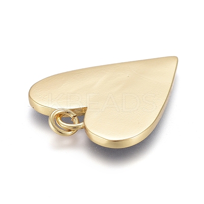 Brass Enamel Pendants X-KK-M205-13G-01-1