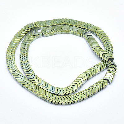 Non-magnetic Synthetic Hematite Bead Strands G-F300-19-10-1
