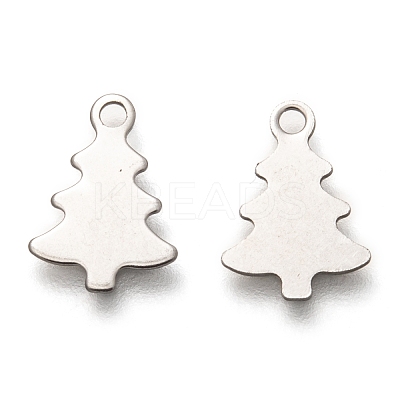 Non-Tarnish Christmas 201 Stainless Steel Charms STAS-C017-03A-P-1