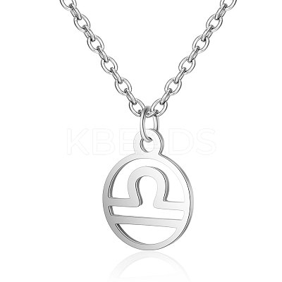 Non-Tarnish 201 Stainless Steel Pendants Necklaces LS-NJEW-S063-TN505-7-1