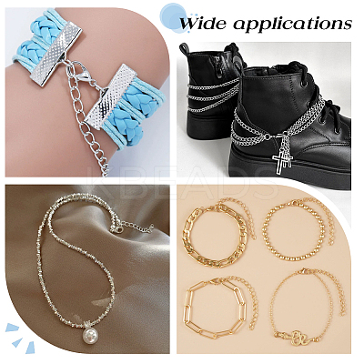 530Pcs 5 Styles 304 Stainless Steel Open Jump Rings and 10Pcs Lobster Claw Clasps STAS-WR0001-30A-1