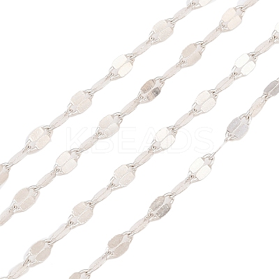 925 Sterling Silver Dapped Chains STER-K186-01S-1