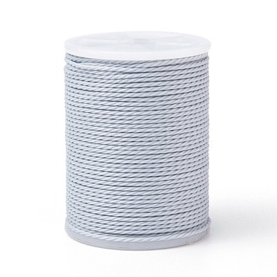 Round Waxed Polyester Cord X-YC-G006-01-1.0mm-33-1