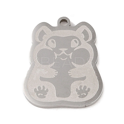 Non-Tarnish 201 Stainless Steel Pendants STAS-C095-29P-1