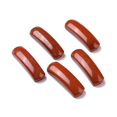Natural Red Jasper Connector Charms G-D460-02B-1