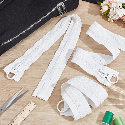 3Pcs Polyester Zippers for Garment Accessories DIY-BC0015-73A-1
