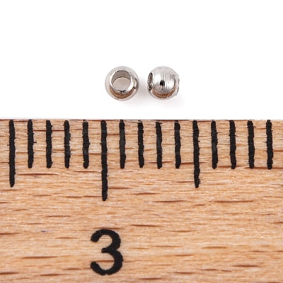 Rack Plating Brass Spacer Beads KKB-I709-03A-P-1
