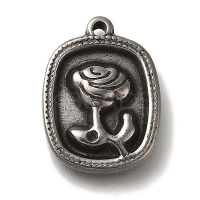 304 Stainless Steel Pendants STAS-H223-08AS-01-1