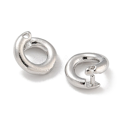Brass Twister Clasps KK-P284-13P-1