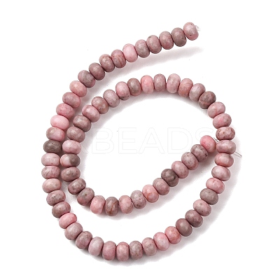 Natural Pink Zebra Jasper Beads Strands X-G-D481-13-1